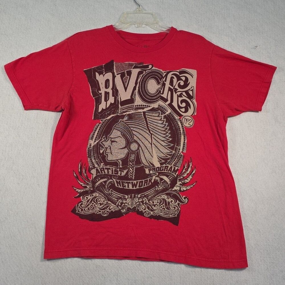 RVCA Artist Network Program Arron Horkey T-Shirt Native American Men's L 2009